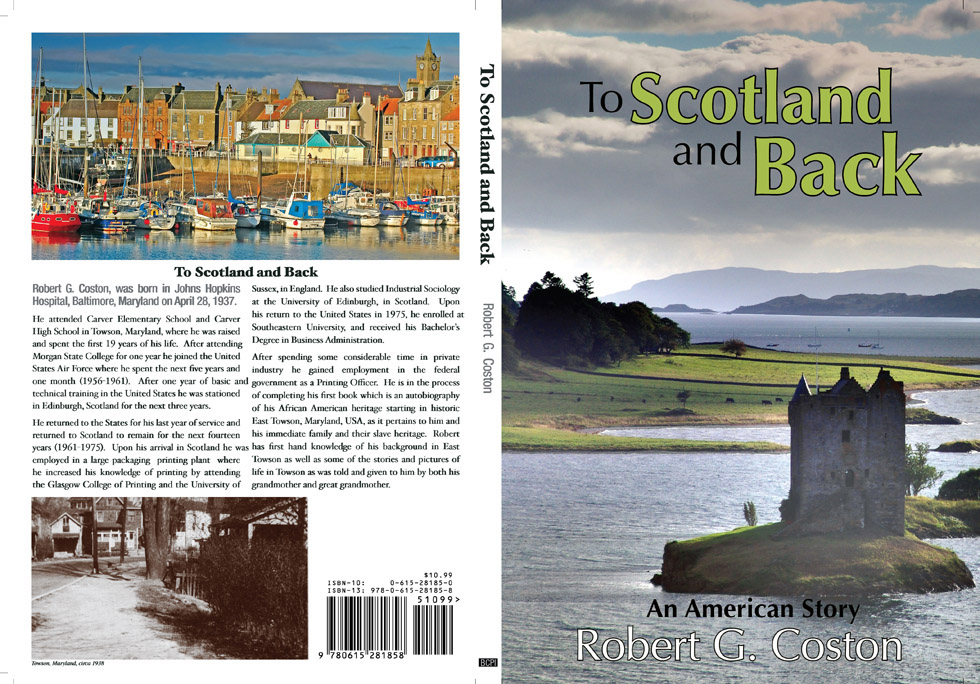 To Scotland and Back Book Design